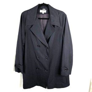 Jonathan Michael Jacket Womens 14 Navy Blue  Double Breasted Blazer Old Money